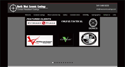 Desktop Screenshot of nwceramiccoatings.com