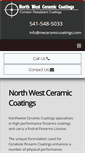 Mobile Screenshot of nwceramiccoatings.com